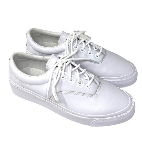 đź’–MEGA SALEđź’–Converse SkidGrip Shoes Womens CVO OX White Leather Casual 168913C - Picture 2 of 10